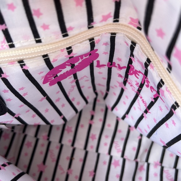 Luv Betsey by Betsey Johnson Mint & Pink Floral Satchel Purse 👛 👄 - Picture 11 of 14